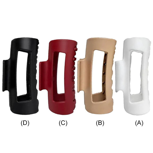 Silicone Soft Claw Clip Nonslip Elegant Hair Clip Flexible Trendy Hair Accessories for Thick Or Fine Hair