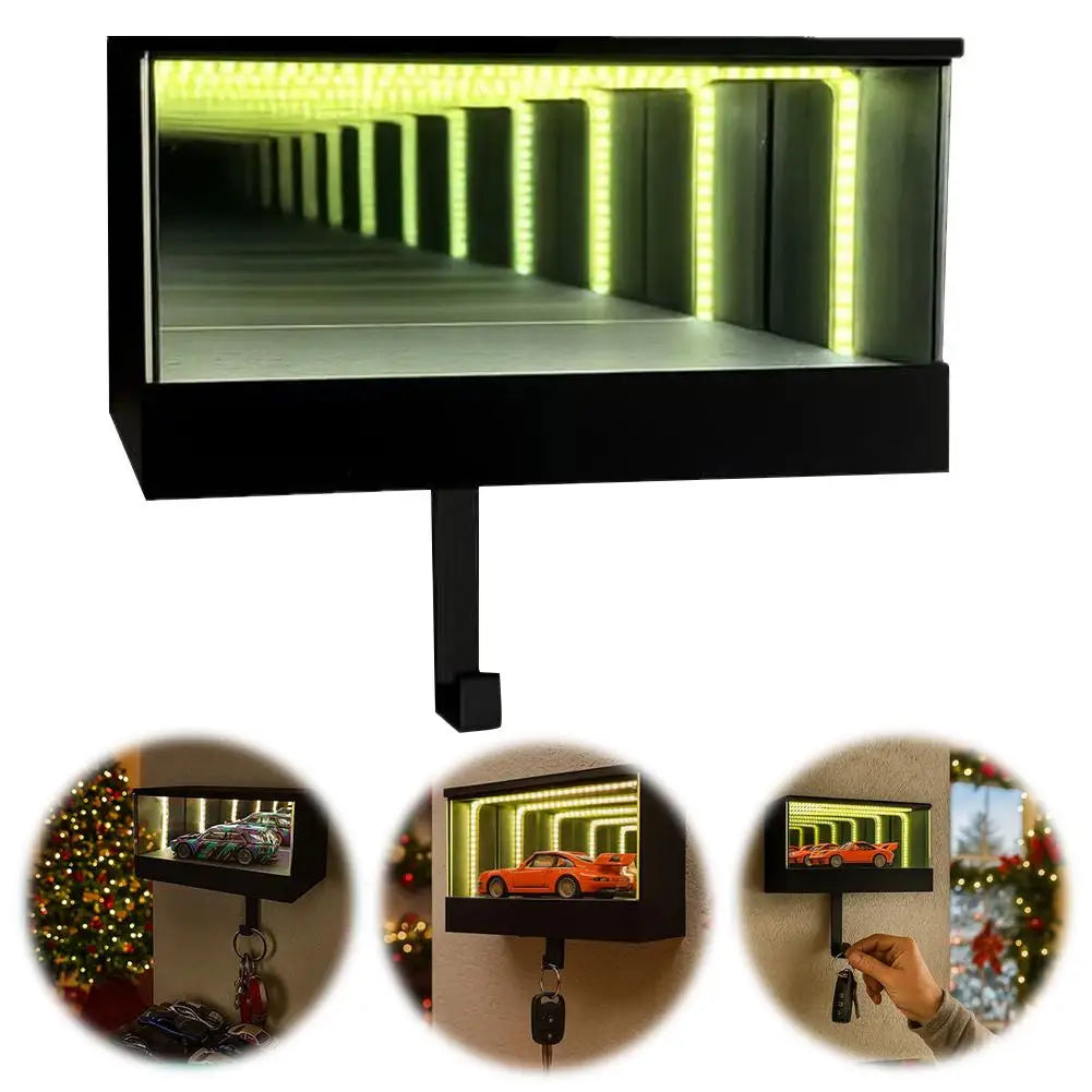 Car Garage Key Holder(car Not Included) Key Organizer With Led Light, Novelty Key Hanger For Door Apartment Home Entryway 