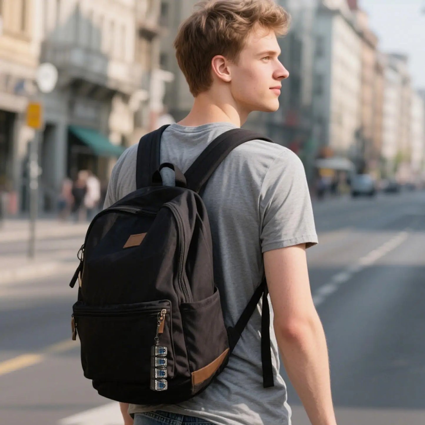 4 Key Keyboard Switches Tester Stress Relief Keyboard Clicker Keyboard Fidget Keychain For Students Office Coworkers