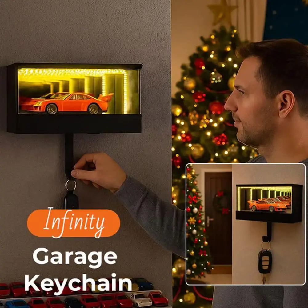 Car Garage Key Holder(car Not Included) Key Organizer With Led Light, Novelty Key Hanger For Door Apartment Home Entryway ﻿