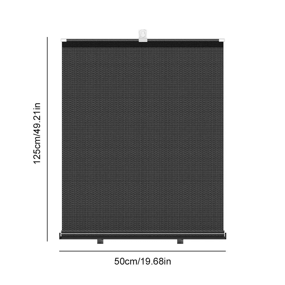 Universal Roller Blinds Easy To Install Blackout Curtain Window Sun-shading Curtains for Bedroom Home Office Bathroom