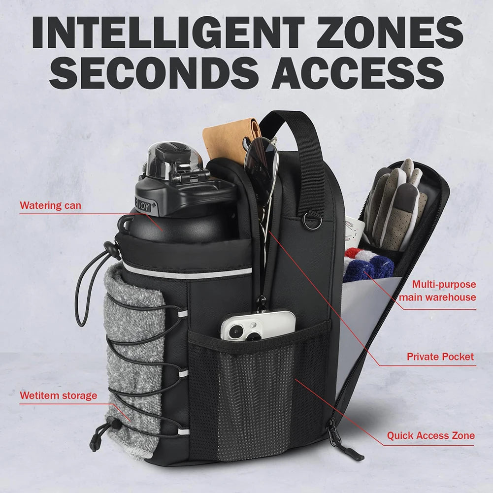 Magnetic Gym Bag Magnetic Water Bottle Bag Crossbody Bag for Men Women Gym Accessories Organizer